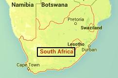 SOUTH AFRICA MAP